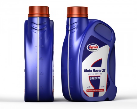 Олива моторна AGRINOL Moto Racer 2T, ТУ, 1л